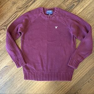 AE Men’s Maroon Crewneck Sweater